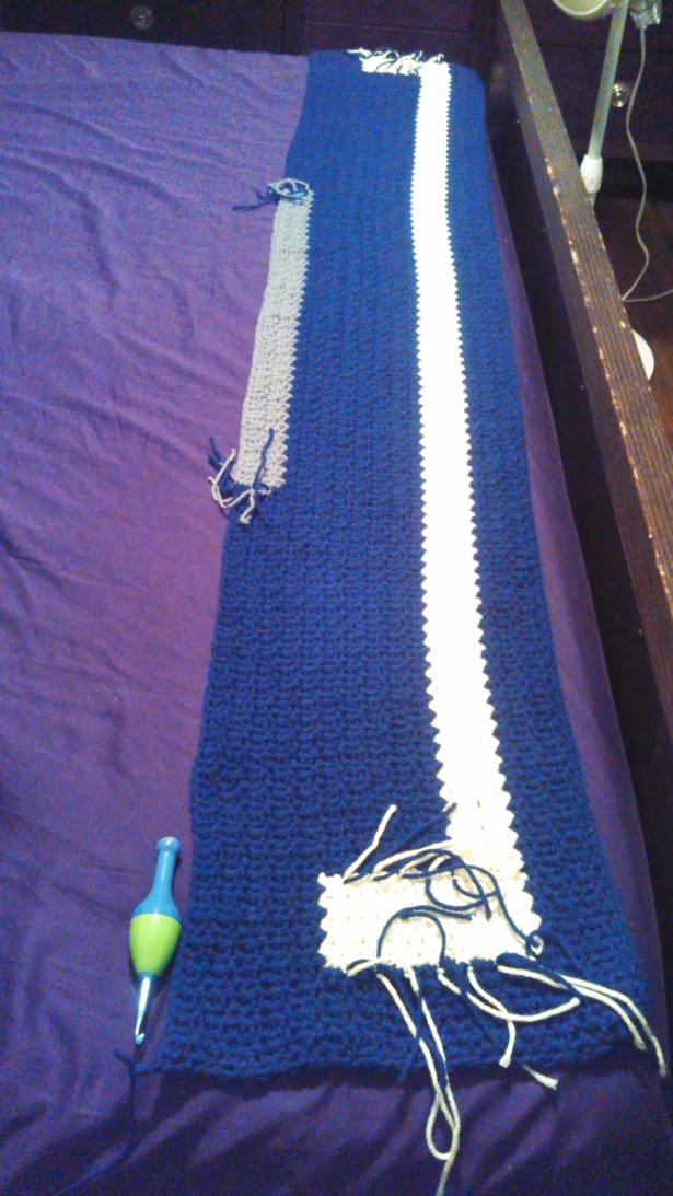 My blanket in the making...still have a ways to go!